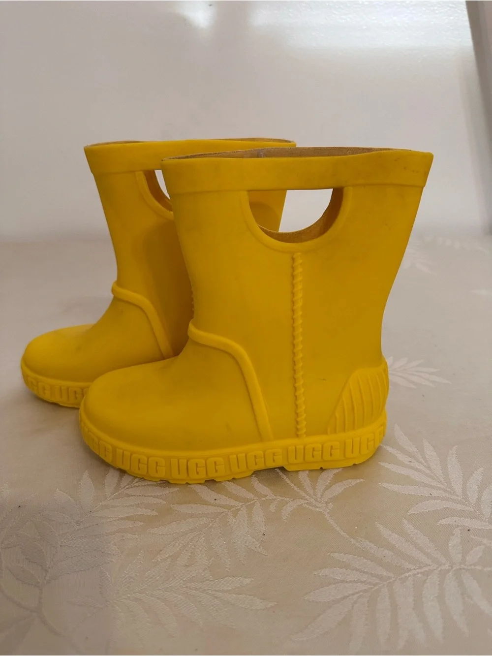 UGG Kids Yellow Rain Boots